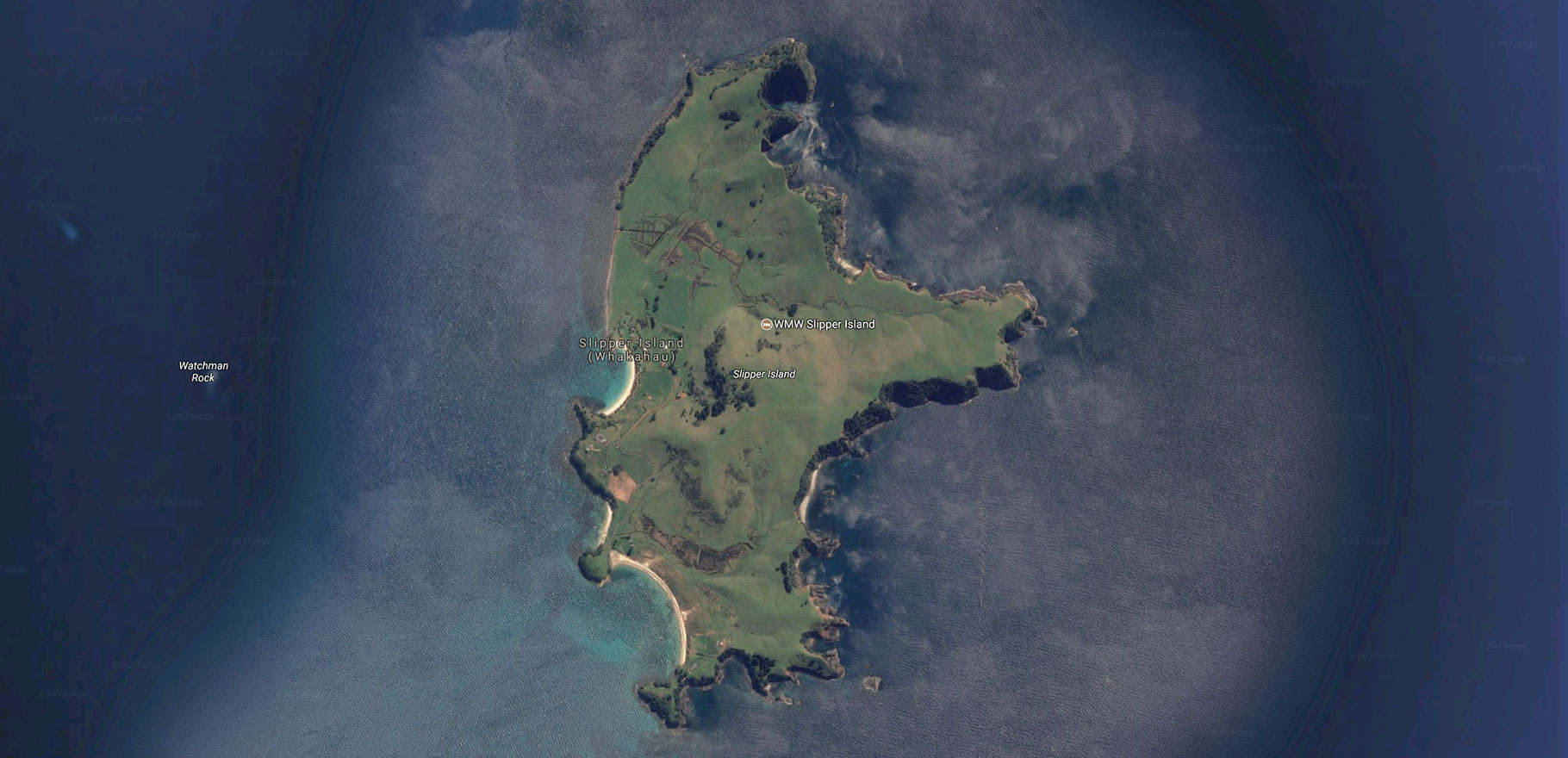 Slipper Island Map
